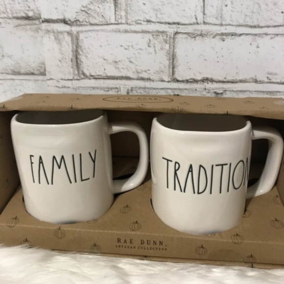 Rae Dunn Other - NWT Rae Dunn Family Tradition Two-Piece Mug Set